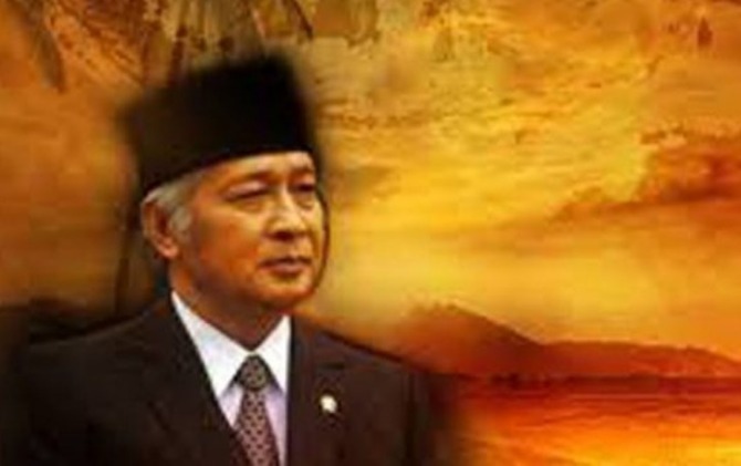 Mendiang presiden ke-2 RI H.M. Soeharto. (JawaPos.com)
