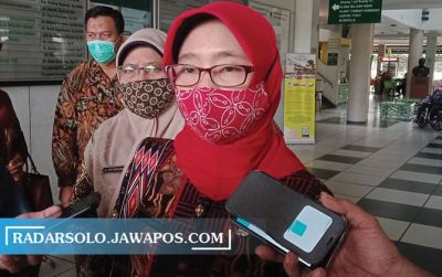 Juru Bicara Gugus Tugas Percepatan Penanganan Covid-19 Kabupaten Sukoharjo Yunia Wahdiyati. (RYAN AGUSTIONO/RADAR SOLO)