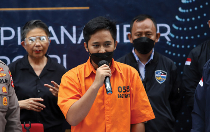Doni Salmanan telah ditetapkan sebagai tersangka dan ditahan di Rutan Bareskrim Polri atas kasus penipuan investasi Quotex. (JawaPos)