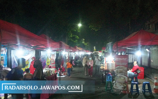 Ilustrasi Night Market Sukowati. Kegiatan belum pasti digelar selama Ramadan mendatang. (AHMAD KHAIRUDIN/RADAR SOLO)