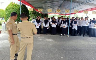 Para peserta SKD penerimaan CPNS Kabupaten Sragen, beberapa waktu lalu.