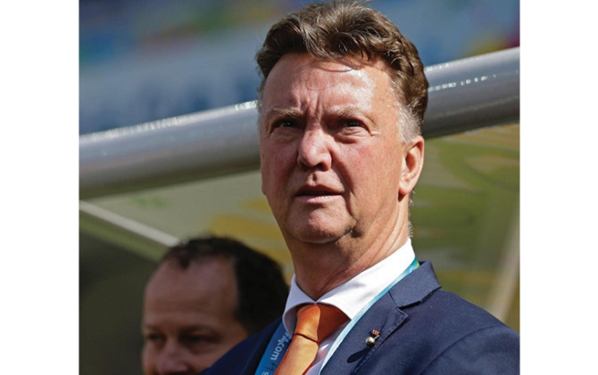 Eks pelatih Manchester United sekaligus pelatih timnas Belanda Louis Van Gaal.