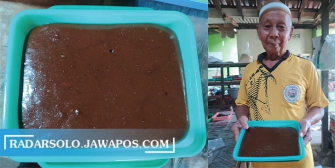 YUMMY: Jenang khas Pracimantoro biasa dipakai untuk oleh-oleh kaum boro yang akan kembali ke perantauan. (IWAN ADI LUHUNG/RADAR SOLO)