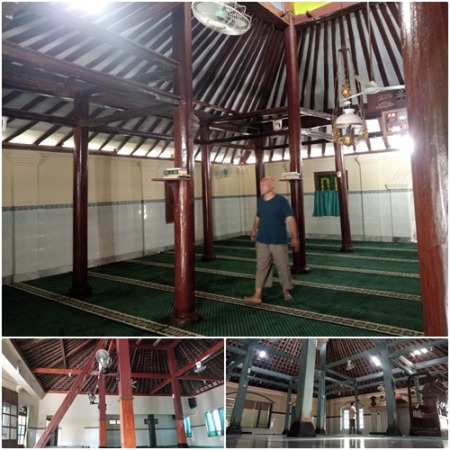 BENTUK MIRIP: Searah jarum jam, Masjid Jami