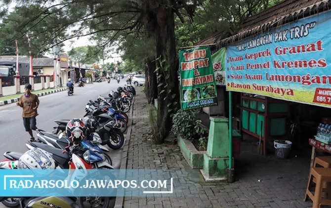 DITATA: Kawasan selter Manahan yang dulu semrawut bakal ditata lebih nyaman dan modern. (M. IHSAN/RADAR SOLO)