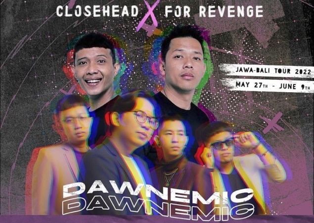 Band asal Bandung Closehead dan For Revenge siap gelar konser di Wonogiri.
