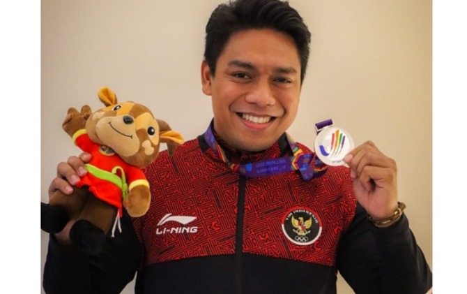 Muhammad Chuwaizam yang juga pegawai BRI, mencetak prestasi membanggakan di SEA Games Vietnam.