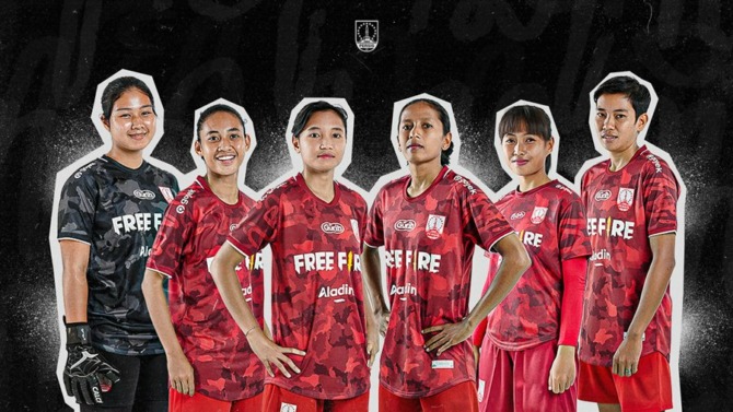 BINTANG: Dari kiri, Fani Supriyanto, Nastasia Suci Ramadhani,  Citra Ramadhani, Baiq Amiatun Shalihah, Dian Khusnul Solikah, dan Vivi Oktavia Risky. (OFFICIAL PERSIS SOLO)
