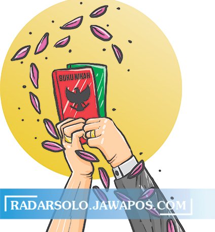 Ilustrasi pernikahan. (IRECK OKTAVIANTO/RADAR SOLO)