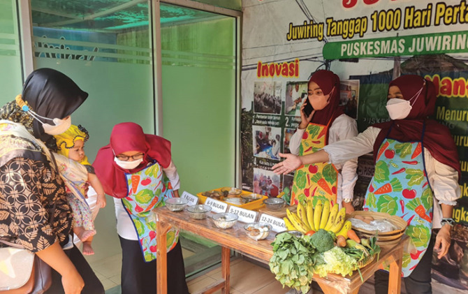 Juwiring Tanggap 1000 Hari Pertama Kehidupan (Juwita 1000 Harta) adalah inovasi Puskesmas Juwiring untuk mengurangi angka stunting serta kematian ibu dan bayi. 