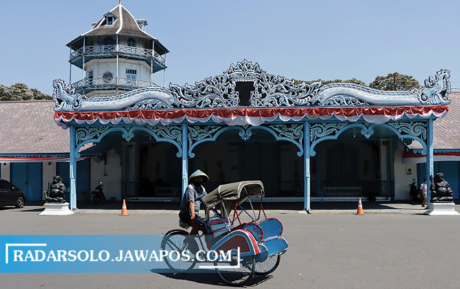 Ilustrasi halaman Kori Kamandungan Keraton Kasunanan Surakarta. (RADAR SOLO PHOTO)