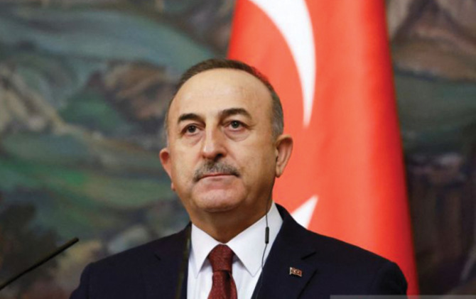Menteri Luar Negeri Turkiye Mevlut Cavusoglu. (ANTARA/REUTERS)