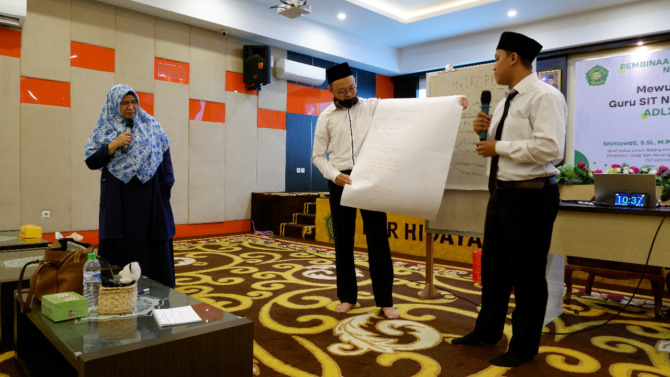 ANTUSIAS: Pelatihan ADLX Introflex Terpadu di aula Yayasan Nur Hidayah Convention Center, Senin (4/7). (ISTIMEWA)