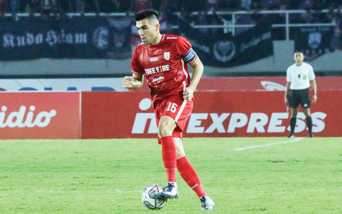 SEMANGAT BARU: Kapten baru Persis Solo Fabiano Da Rosa Beltrame. (ISTIMEWA)