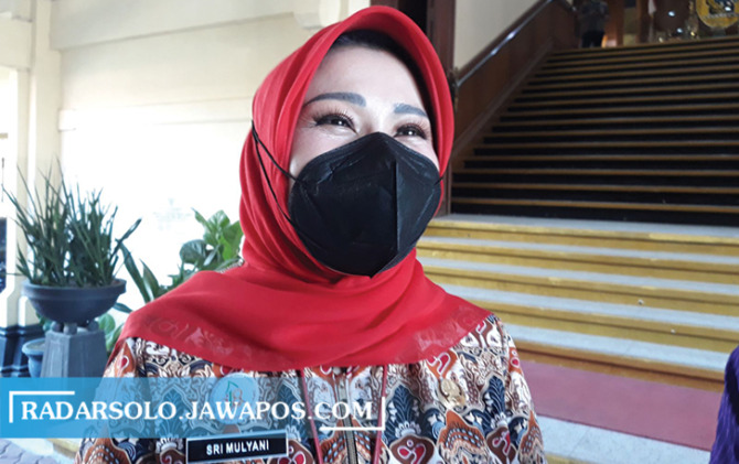 Bupati Klaten Sri Mulyani. (ANGGA PURENDA/RADAR SOLO)