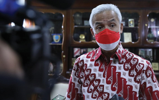 Gubernur Jateng Ganjar Pranowo.