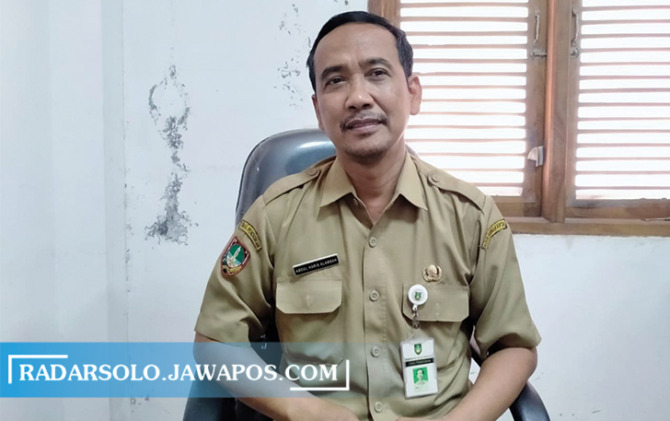 Abdul Haris Alamsah, Sekretaris Dinas Pendidikan Kota Surakarta. (SEPTIAN REVINDA/RADAR SOLO)