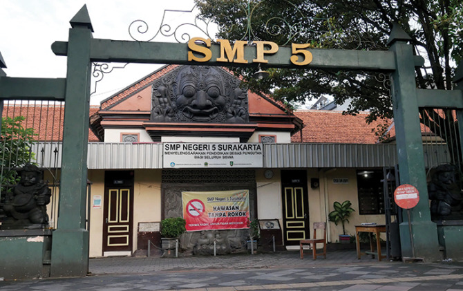 SPORT TOURISM: Eks gedung SMPN 5 Surakarta hendak disulap jadi SKO. (ISTIMEWA)