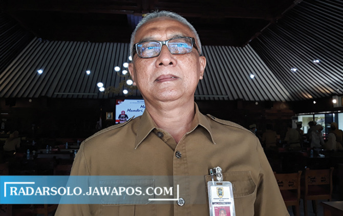 Kepala Pelaksana BPBD Klaten, Sri Winoto. (ANGGA PURENDA/RADAR SOLO)
