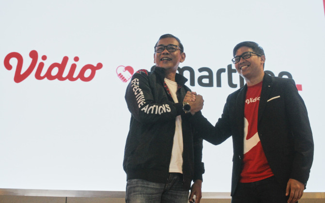 Launching paket kolaborasi Smartfren dan Vidio. (SMARTFREN FOR RADAR SOLO)
