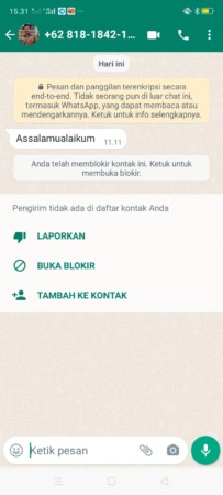 MERESAHKAN: Tangkapan layar oknum tidak bertanggung jawab yang mencatut foto dan nama Camat Selogiri. (SCREENSHOT by MURSIDI FOR RADAR SOLO)