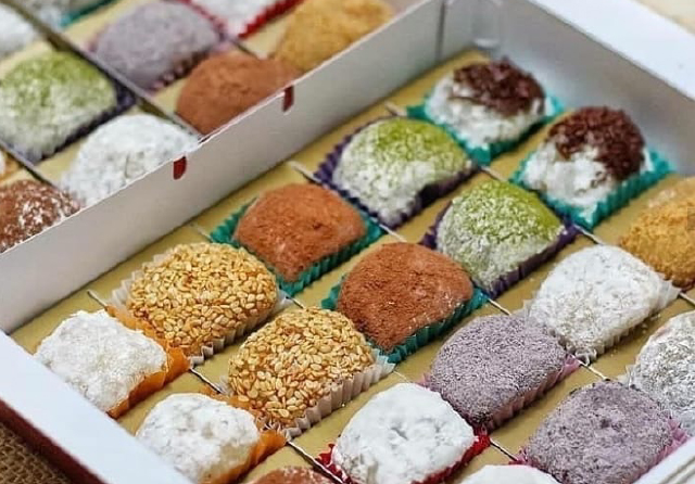 Kue Mochi Sukabumi. (Instagram Indosnack123)