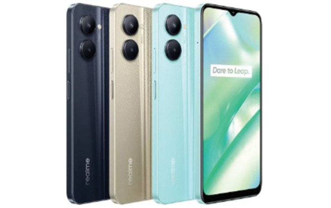 Realme C33 dipasarkan dengan harga sejutaan. (Istimewa)