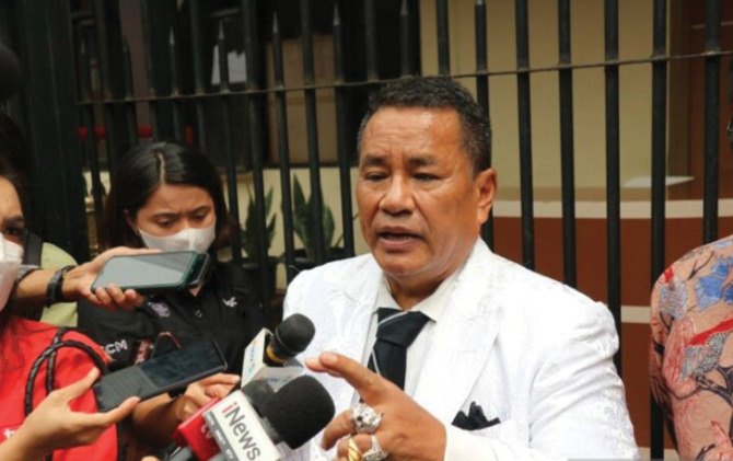Pengacara Hotman Paris Hutapea. (Fianda Sjofjan Rassat/Antara)