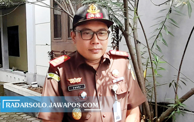 Kepala Kejari Karanganyar M. Zuhri.