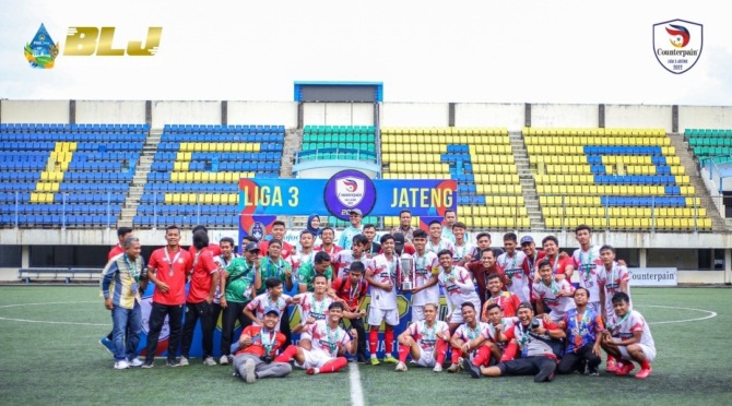 TETAP MEMBANGGAKAN: PSIK Klaten jadi runner-up Liga 3 2022 zona Jateng  di Stadion Citarum Semarang, Jumat (30/12). (PSSI JATENG OFFICIAL)