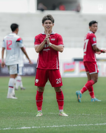 Ryo Matsumura saat berseragam Persis Solo kerap mencetak gol. (PERSIS SOLO OFFICIAL)