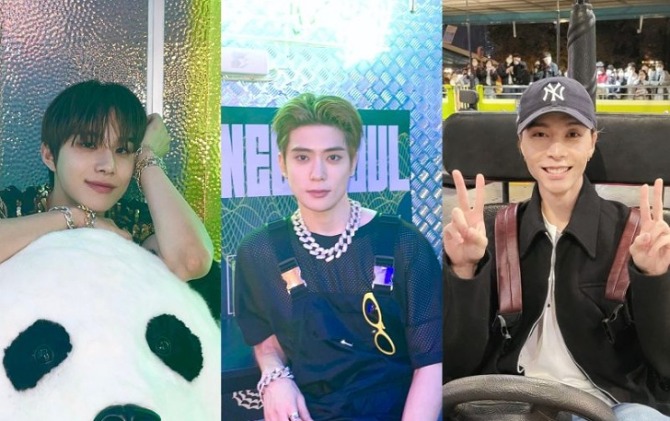 Jungwoo, Jaehyun dan Johnny NCT 127. (twitter.com/NCTsmtown_127)