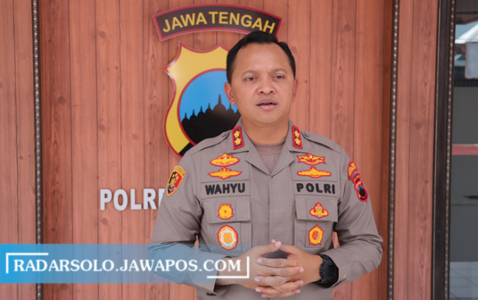 Kapolres Sukoharjo AKBP Wahyu Nugroho Setyawan. (IWAN KAWUL/RADAR SOLO)
