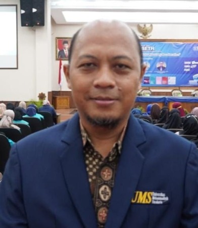 Masduki, selaku Wakil Ketua Pelaksana 8th ISETH 2022 dan Dosen Prodi Pendidikan Matematika UMS
