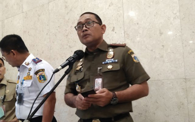 Kepala Satuan Polisi Pamong Praja (Satpol PP) DKI Jakarta Arifin. (ANTARA/Dewa Ketut Sudiarta Wiguna)