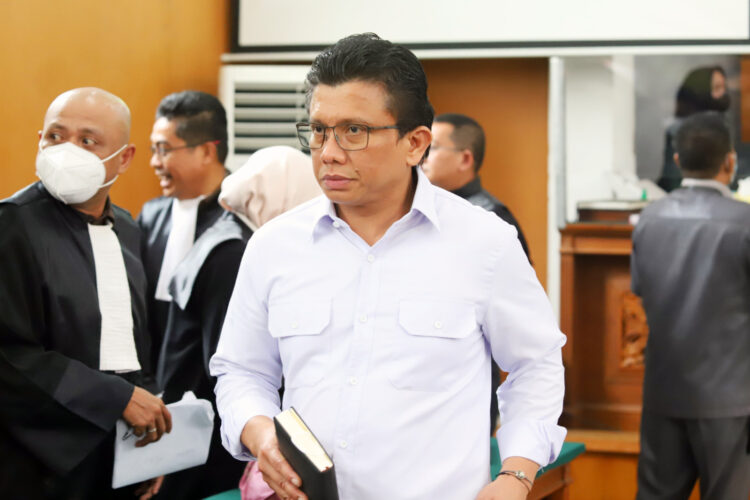 Terdakwa kasus pembunuhan Brigadir Yoshua Hutabarat, Ferdy Sambo. (Dery Ridwansah/ JawaPos.com)