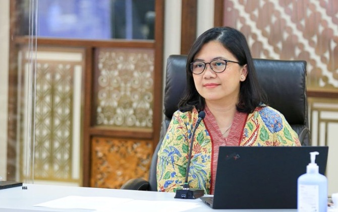 Direktur Keuangan BRI Viviana.