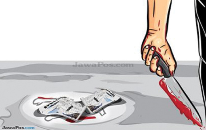 Ilustrasi pembunuhan. (JawaPos.com)