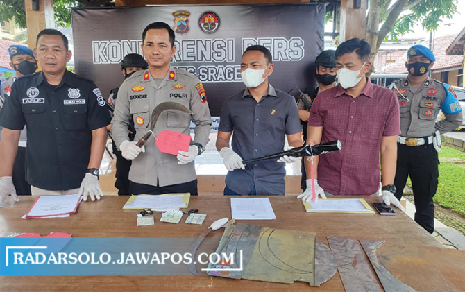 Ilustrasi Polres Sragen menggagalkan rencana tawuran gangster beberapa waktu lalu. (AHMAD KHAIRUDIN/RADAR SOLO)
