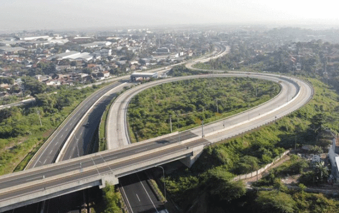 Ruas tol dalam Kota Semarang (ANTARA/Jasa Marga)