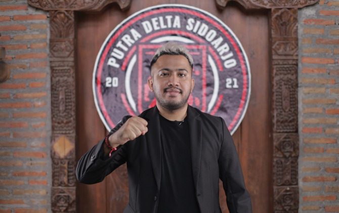 VISIONER: CEO Putra Delta Sidoarjo Muhammad. (ISTIMEWA)