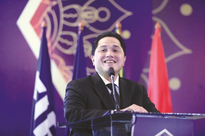 TANGGUNG JAWAB BARU: Ketum PSSI periode 2023-2027 Erick Thohir.  (DOK. PSSI)