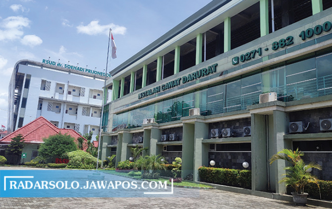 Suasana di RSUD dr Soehadi Prijonegoro Sragen. (AHMAD KHAIRUDIN/RADAR SOLO)