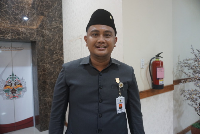 Ketua DPRD Klaten Hamenang Wajar Ismoyo. (ANGGA PURENDA/RADAR SOLO)