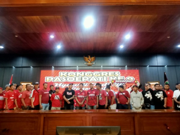 Kongres Pasoepati Ke-9 di Balai Tawangarum Balai Kota Surakarta, Sabtu (18/3/2023). (MANNISA ELFIRA/RADAR SOLO