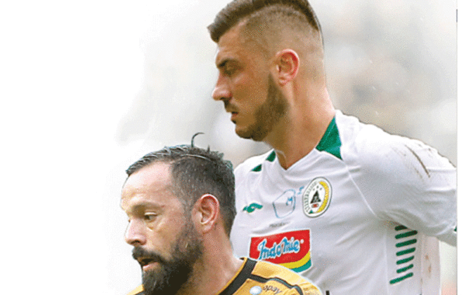 Matias Mier telah mencetak sembilan gol dan dua assist dari sembilan kali main bersama Bhayangkara FC. Sedangkan Yevhen Bokhashvili mengemas enam gol dan satu assist dari 10 kali main bersama PSS Sleman. (ANGGER BONDAN/JAWA POS, HARITSAH ALMUDATSIR/JAWA P