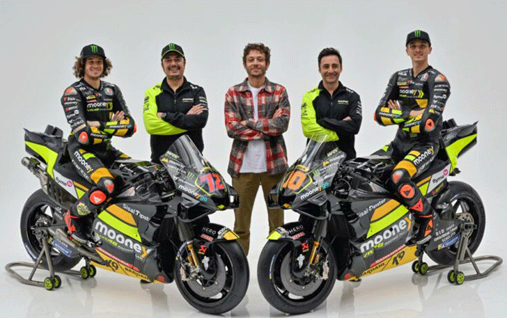 Peluncuran liveri terbaru tim Mooney VR46. (MotoGP.com)