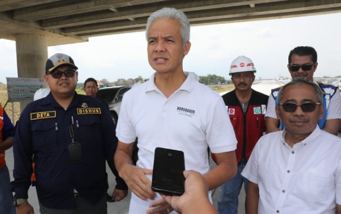 Gubernur Jawa Tengah Ganjar Pranowo.