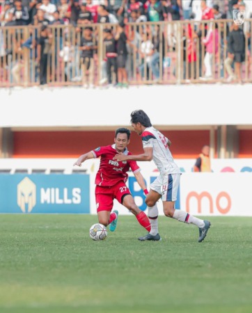 POTENSIAL: M. Kanu Helmiawan saat laga antara Persis Solo melawan Arema FC di Stadion Maguwoharjo, belum lama ini. (PERSIS SOLO OFFICIAL)