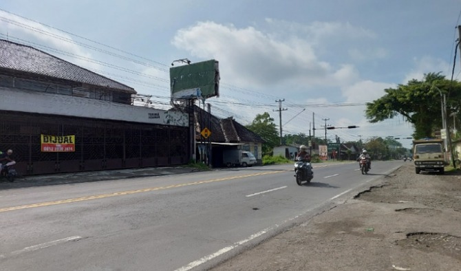 Kawasan traffic light Terminal Baru, Penggung, Boyolali. (RAGIL LISTIYO/RADAR SOLO)